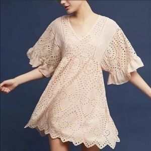 Anthropologie Akemi & Kin Brooke Eyelet Dress